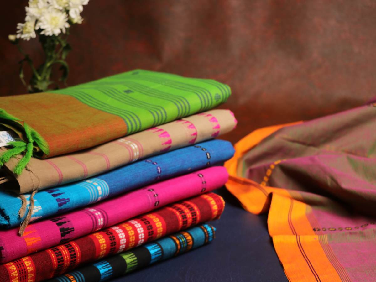 Shop Authentic Begumpuri Sarees from Banbithi | Best Handloom Store in Siliguri