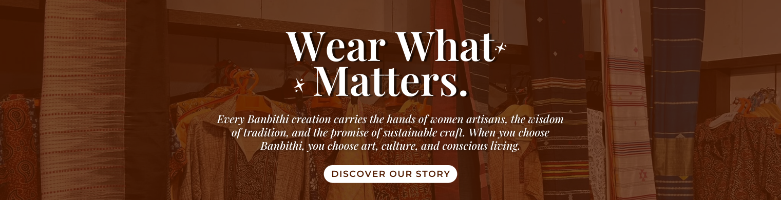 Explore Handcrafted Sarees | Banbithi Boutique | handloom saree store near me