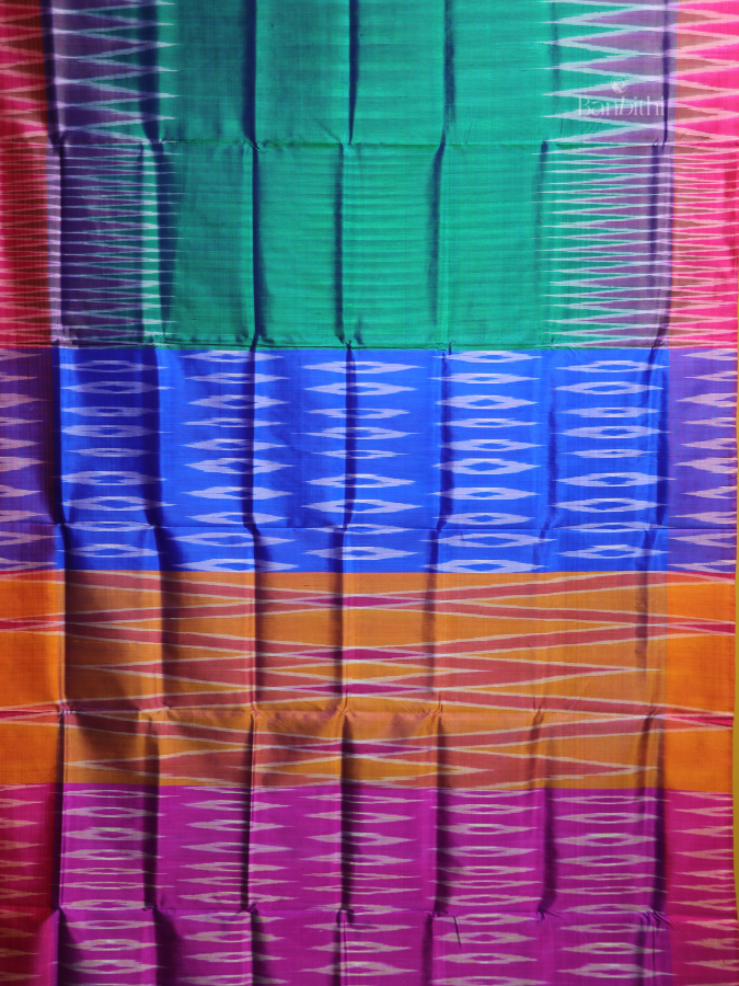 Bishnupur Silk Saree – Classic Green Elegance