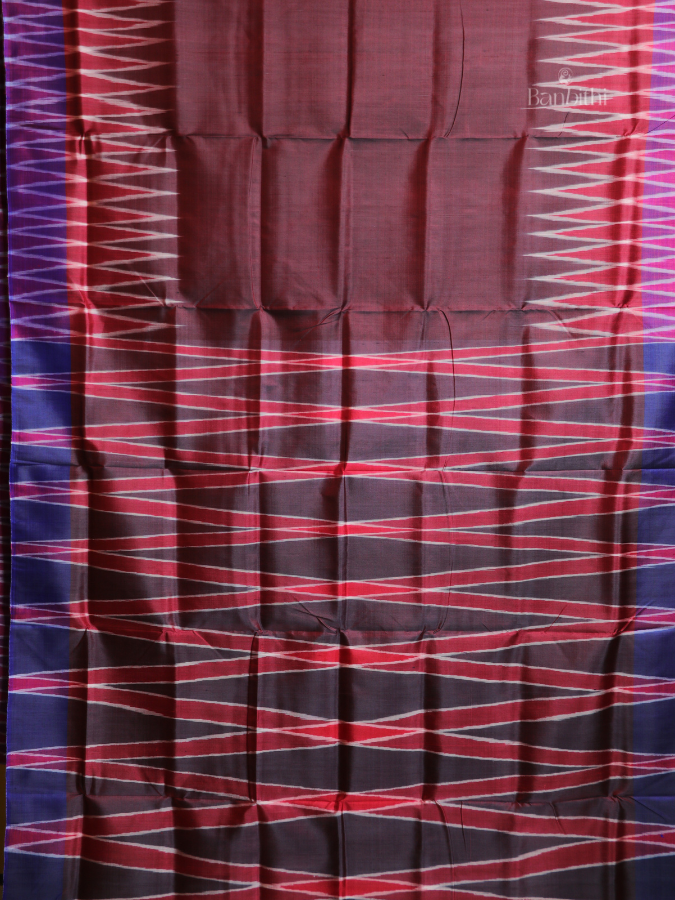 Bishnupur Silk Saree – Earthy Brown Classic