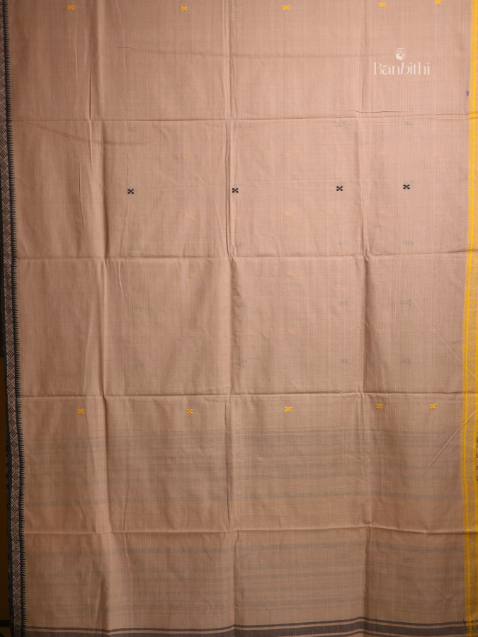 Soft Sand Dhaniakhali Pure Cotton Saree