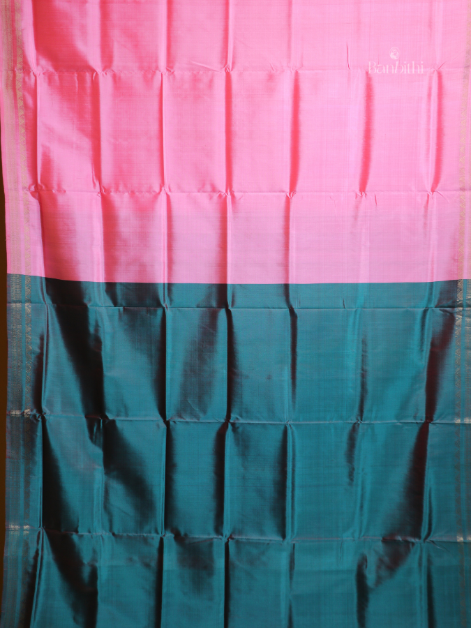Bishnupur Silk Saree – Soft Pink Grace