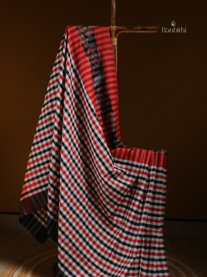 Ruby Heritage Dhaniakhali Cotton Saree