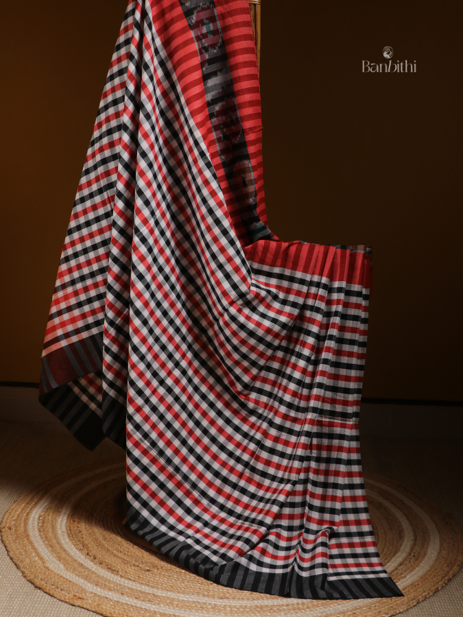 Ruby Heritage Dhaniakhali Cotton Saree