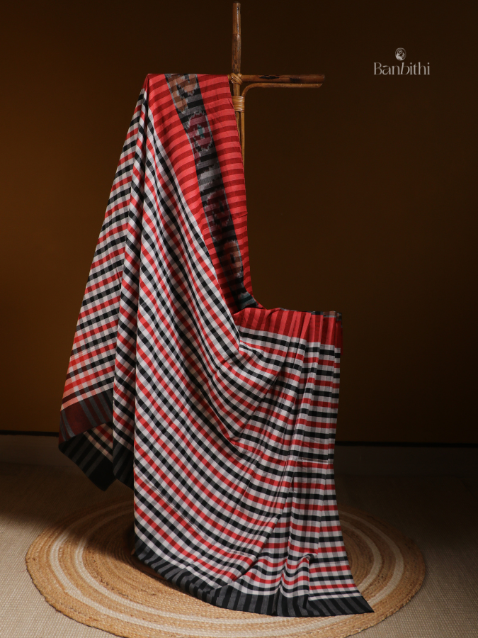 Ruby Heritage Dhaniakhali Cotton Saree
